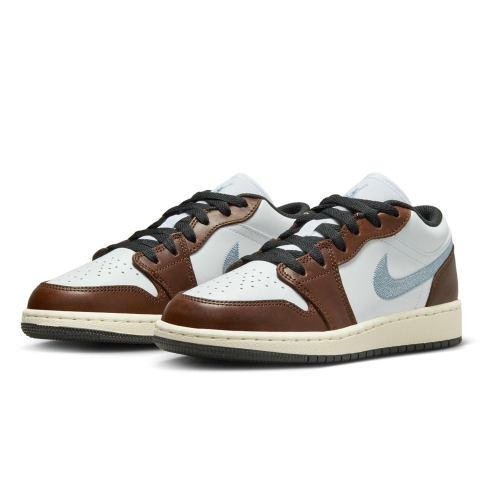 NWT Jordan 1 Low SE "White/Blue Grey/Black/Sail"